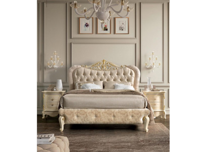 Bett Möbel Doppelbett Chesterfield Schlafzimmer Möbel Design Betten Italien Neu