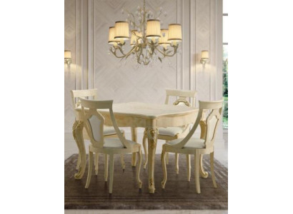 Tische Esstisch Ausziehbar Klassischer Design Tisch Italienische Möbel Holz Ess