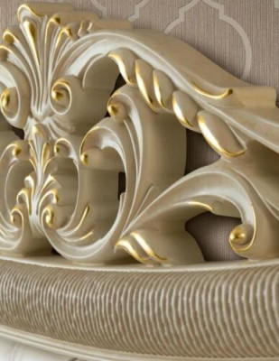 Chesterfield Bett Polster Design Luxus Doppel Hotel Betten Italienische Holz Neu