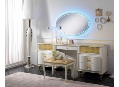 Schminktisch Luxus Design Tische Kosmetik Frisier Spiegel Konsole Schlafzimmer