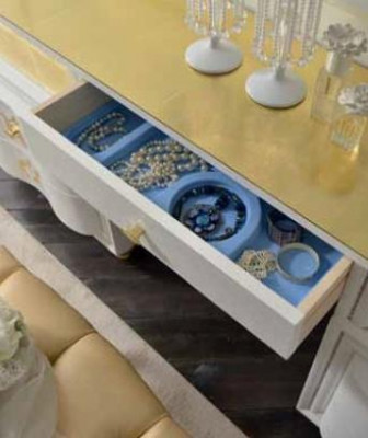 Schminktisch Luxus Design Tische Kosmetik Frisier Spiegel Konsole Schlafzimmer