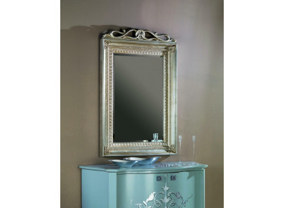 Klassischer Wandspiegel Holz Rahmen Spiegel Möbel Neu 90x135 Glas Rahmen Wand