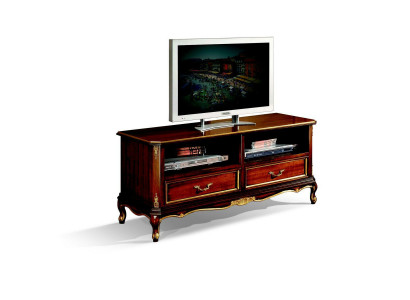 Klassisches Sideboard tv lowboard rtv Schrank Tisch Wohnzimmer Luxus Holz Möbel Neu