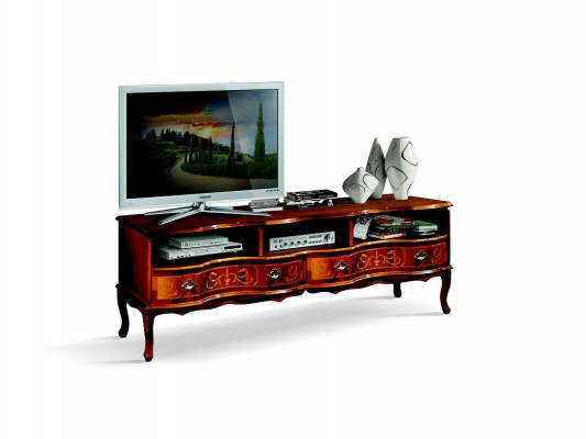 Italienische Holz Möbel Sideboard tv Lowboard Lang rtv Schrank Luxus Wohnzimmer Neu