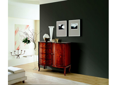 Luxus Designer Italienische Holz Möbel Kommode Anrichte Barock Stil Sideboard