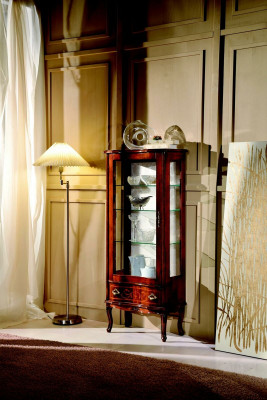 Designer Luxus Holz Vitrine Anrichten Italienische Möbel Echtes Holz Sideboard Neu