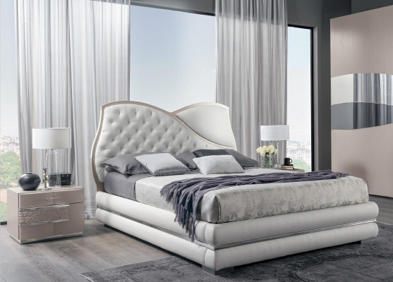 Bett Bettgestellee Bettrahmen Betten Doppel Luxus Doppelbett Weiß Modern Design
