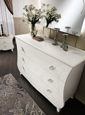 Kommoden Italienische Möbel Massiv Spiegel 2tlg Kommode Sideboard Schrank Holz