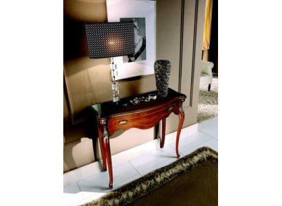 Holz Italienische Möbel Konsolentisch Braun Möbel Stil Barock Design Möbel Neu