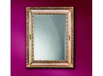 Klassischer Wandspiegel Holzrahmen Spiegel Möbel 94x184 Design Barock Rokoko Neu