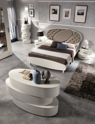 Chesterfield Doppelbett Bett Bettgestelle Betten Polsterbett Luxus Möbel Italien