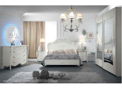 Bett Schlafzimmer Betten Doppelbett Holz Luxus Möbel Design Klassische Hotel