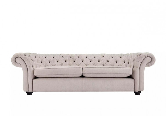 Englische Sitz Polster Couch - Textil Sofa Schlaf Sofas Couchen Neu