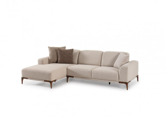 Wohnzimmer Ecksofa L-Form Sofa 3 Sessel Couchtisch 2x Beistelltische Set
