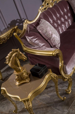 Luxus Sofagarnitur 3+3+1+1 Sitzer Couchtisch Beistelltisch Sessel Set 6tlg.