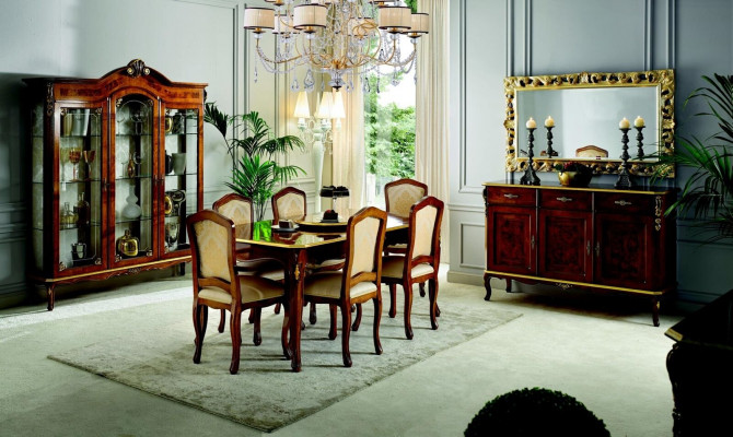 Komplett Set Esstisch 6 Stühle Esszimmer Garnitur Ess Gruppe Tisch Möbel 7tlg