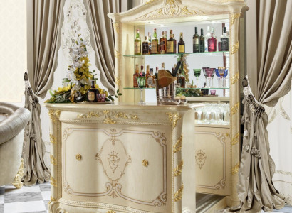 Bartisch Stehtisch Theke Tresen Bar Hausbar Antik Stil Barock Bartheke Bartresen