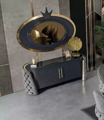 Schminktisch Set Konsole Spiegel Schlafzimmer Möbel Design Hocker Set Neu