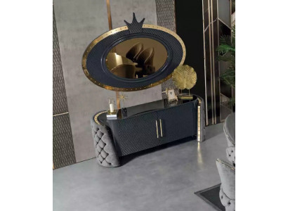 Schminktisch Set Konsole Spiegel Schlafzimmer Möbel Design Hocker Set Neu