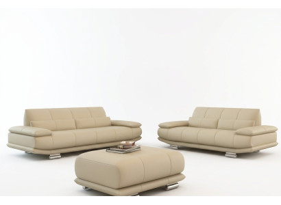 Sofa Couch Polster 3 Sitzer Leder Sofas Garnituren Couchen Sitz Design