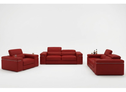 Moderne Sofagarnitur Multifunktions Couch Leder Polster Sitz Couch Garnitur