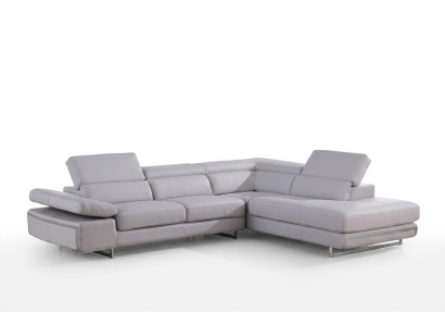 Ecksofa Multifunktion Couch Medien TV Sofa Couch Ledersofa Wohnlandschaft