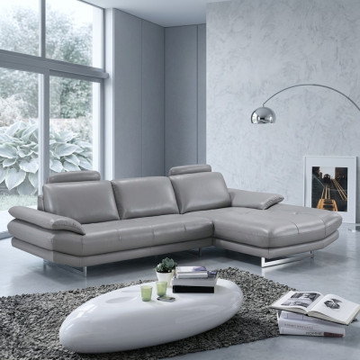 Ledersofa Couch Wohnlandschaft Ecksofa Eck Garnitur Design Modern Sofa 1508