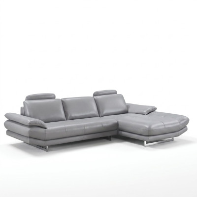 Ledersofa Couch Wohnlandschaft Ecksofa Eck Garnitur Design Modern Sofa 1508