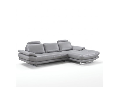 Ledersofa Couch Wohnlandschaft Ecksofa Eck Garnitur Design Modern Sofa 1508