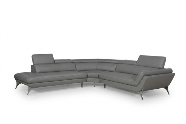 Ledersofa Couch Wohnlandschaft Ecksofa Eck Garnitur Design Modern Sofa 1541