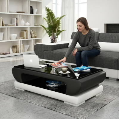 Couchtisch Tisch Couchtische Glastisch Designer Beistelltisch CT9002