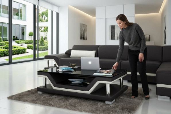 Couchtisch Tisch Couchtische Glastisch Designer Beistelltisch CT9003