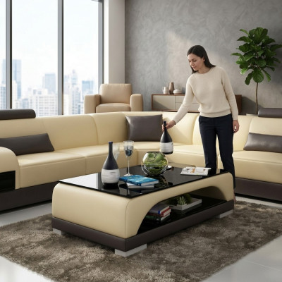Couchtisch Tisch Couchtische Glastisch Designer Beistelltisch CT9005