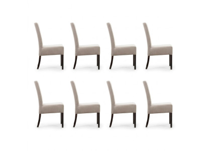 8x Stuhl Set Polster Sitz Stühle Garnitur Wartezimmer Kanzlei Praxis Lounge Club