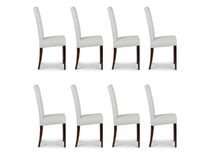 8x Stühle Stuhl Polster Design Lounge Club Sitz Lehn Garnitur Sessel Neu