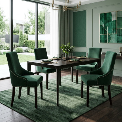4x Design Polster Sitz Stühle Stuhl Seht Garnitur Sessel Lounge Club Set