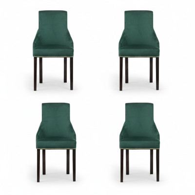 4x Design Polster Sitz Stühle Stuhl Seht Garnitur Sessel Lounge Club Set