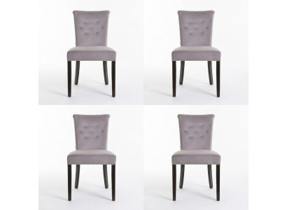 4x Design Polster Stühle Stuhl Seht Garnitur Sessel Lounge Club Set Modern