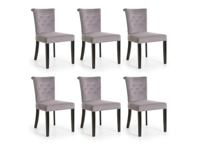 6x Design Polster Sitz Stühle Stuhl Seht Garnitur Sessel Lounge Club Lehnstuhl