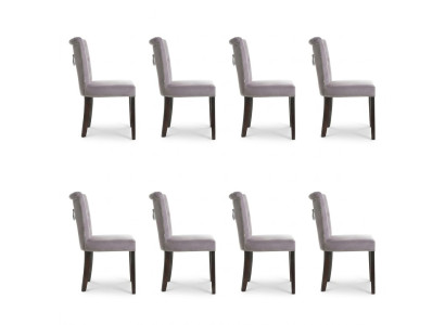 8x Polster Sitz Stühle Stuhl Seht Garnitur Sessel Lounge Club Set