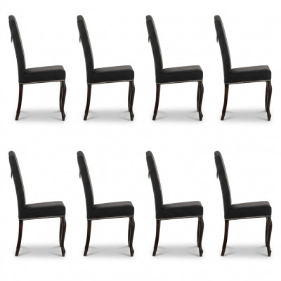 8x Chesterfield Stühle Stuhl Polster Sessel Stuhl Design Sitz Club Garnitur Neu