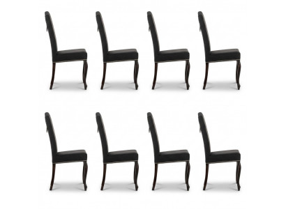 8x Chesterfield Stühle Stuhl Polster Sessel Stuhl Design Sitz Club Garnitur Neu