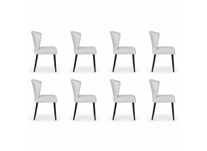 8x Design Sessel Lounge Club Polster Stuhl Stühle Garnitur Wohn Zimmer Lehn Neu