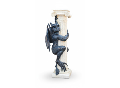 Design Spalten Säule Gragol Gothik Säulen Skulptur Skulpturen Blumen Ständer
