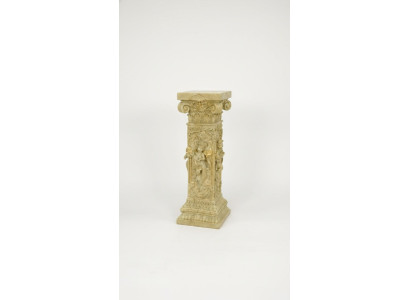 Design Säule Amoretten Skulpturen Figuren Dekoration Deko Ständer Blumen Sockel