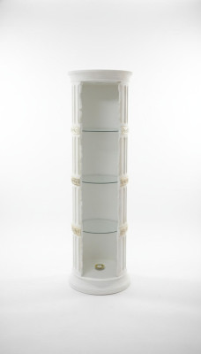 Vitrine Bar Eck Regal Glas Amphore Vase Bodenfase Säule Schrank Vitrinen Regale