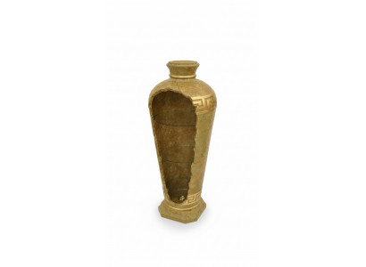 XXL Medusa Antik Stil Vitrine Bar Boden Vase Schrank Vintrinen Säule 127cm Neu