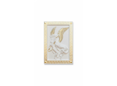Pegasus Wandrelief Antik Stil Relief Wand Gemälde Antike Handarbeit Bild Pferd