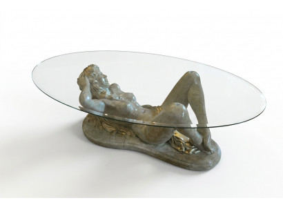 Erotischer Glastisch Skulptur Figur Couchtisch Tisch Sofa Bestell Tische Statue