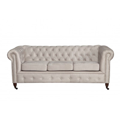 Chesterfield Sofagarnitur 3+2+1 Oxford Couch Polster Set Sofas Couchen Leder